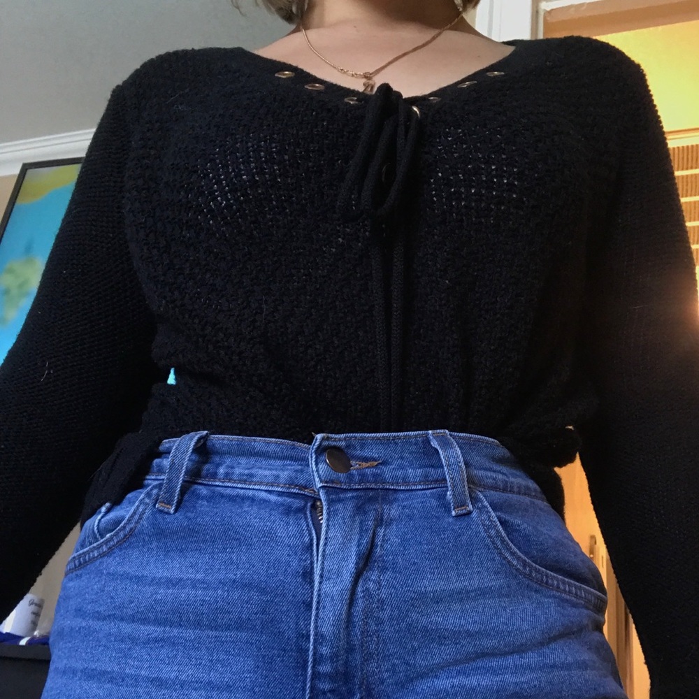 Black sweater